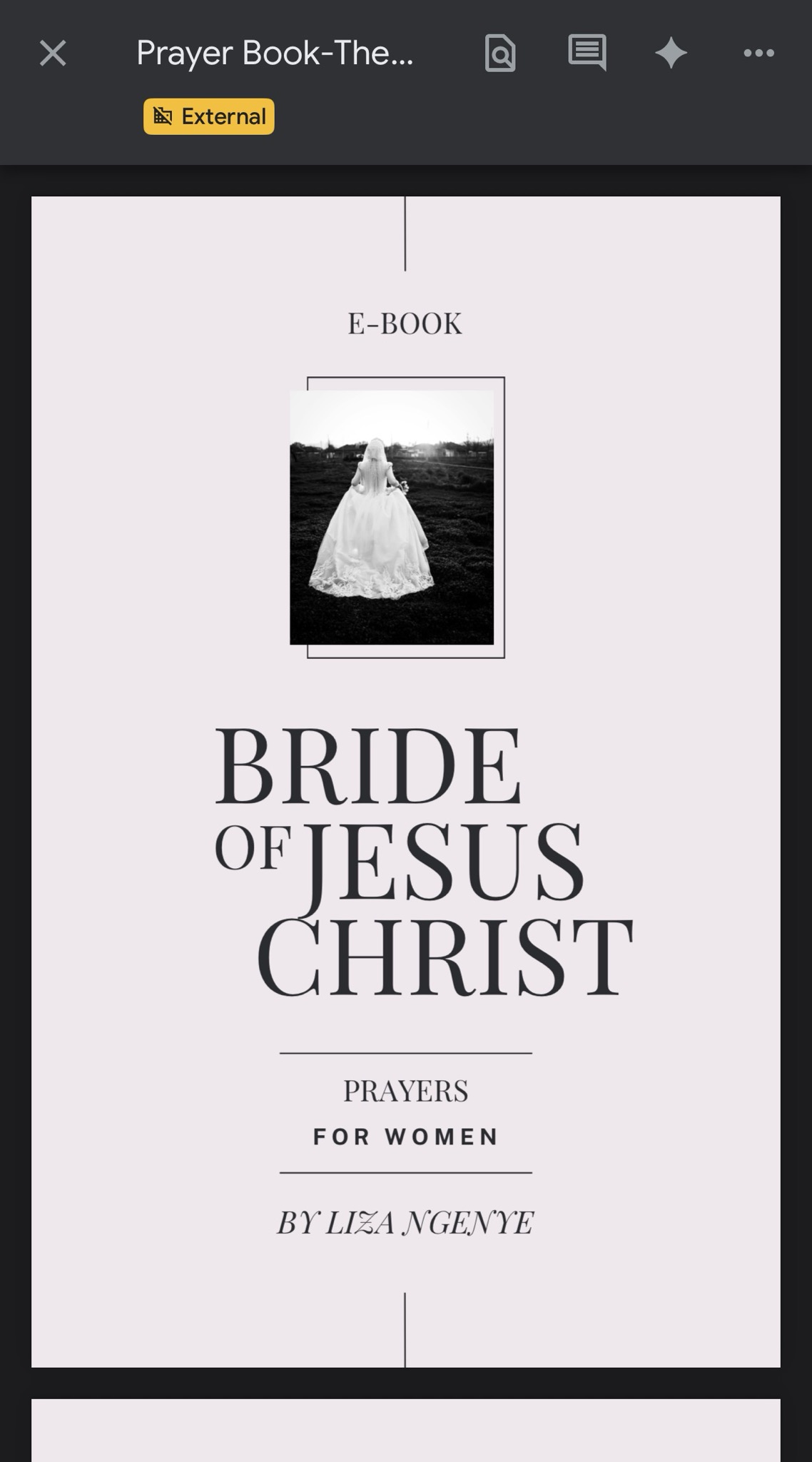 Bride of Jesus Christ: Prayers for Women