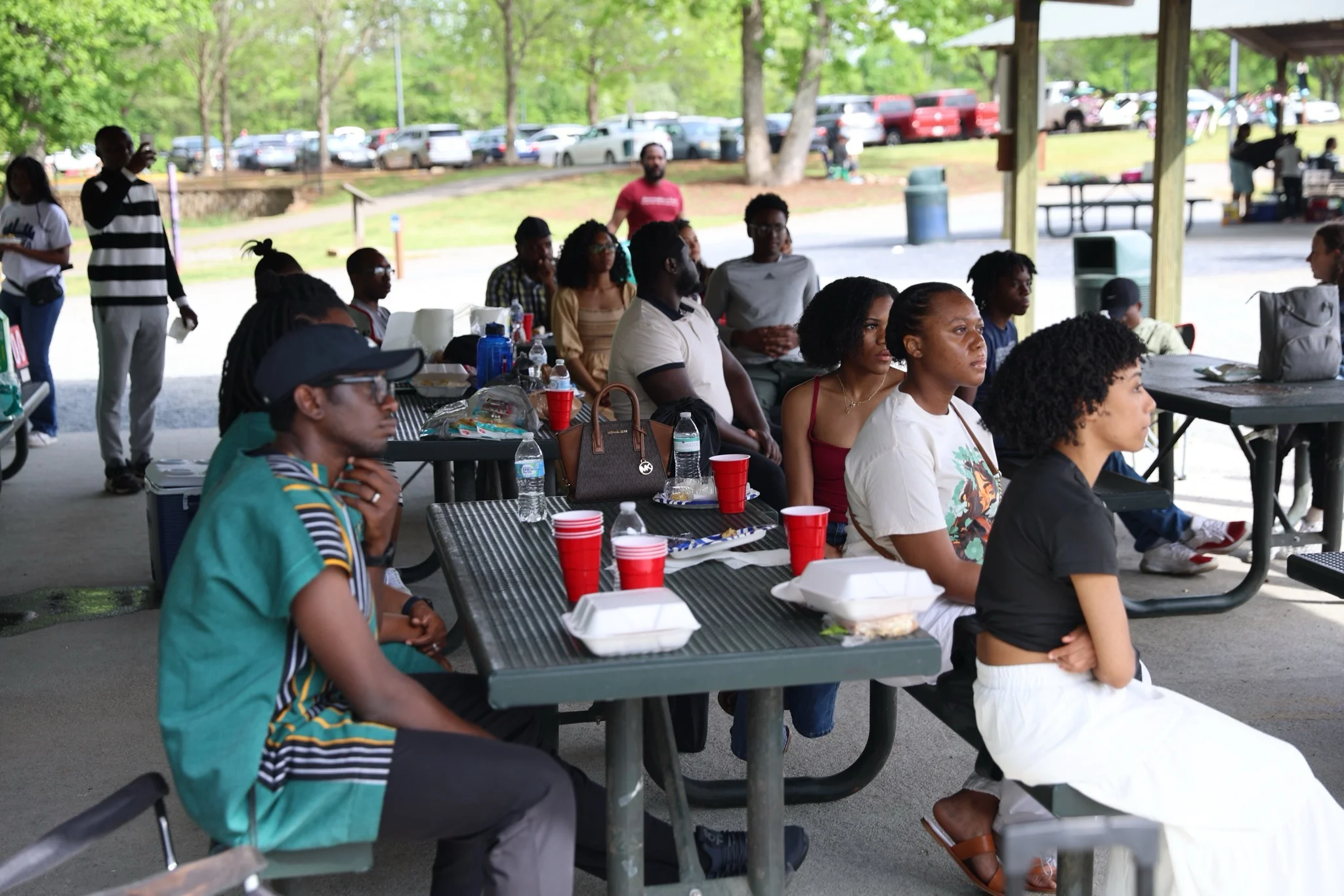 Mogaka Events Ministry community gathering in an outdoor prayer circle